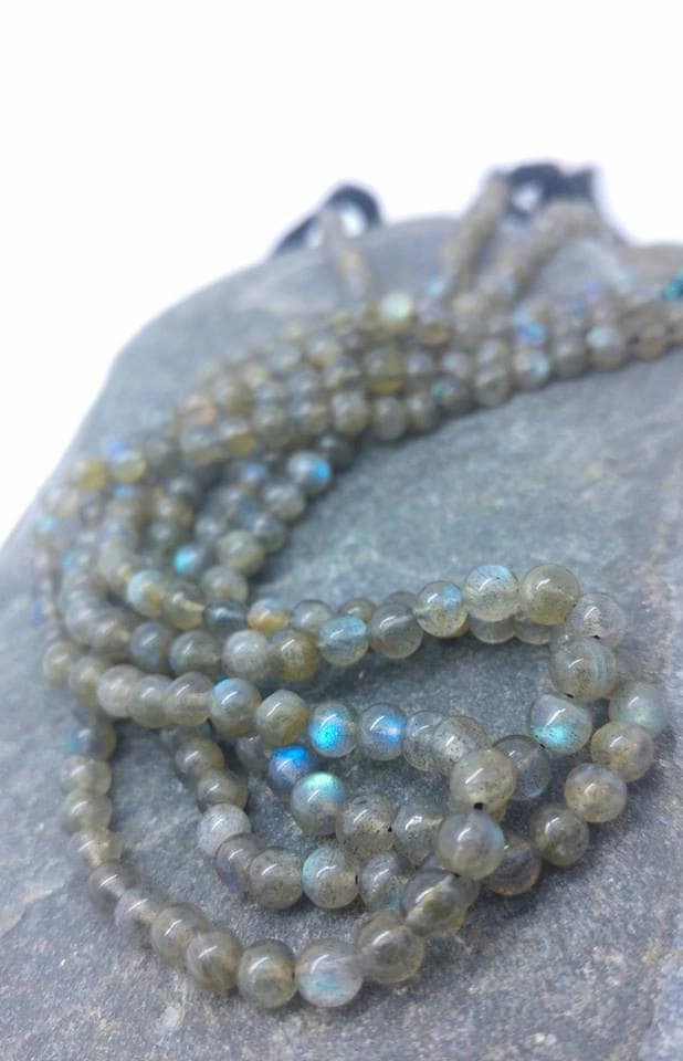 Labradorite Handmade Round Beads 4.3-4.5mm /Top Quality Flashy Labradorite / Blue Orange Green Labradorite AAA Labradorite Gemstone Beads