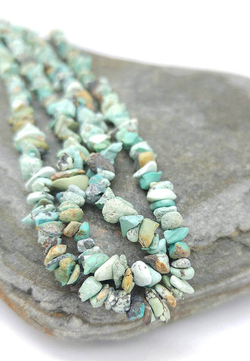 Turquoise Pure Natural Rare Nugget beads 3 - 5mm mm approx Natural Turquoise gemstone nugget beads Undyed Turquoise Beads / 10 beads