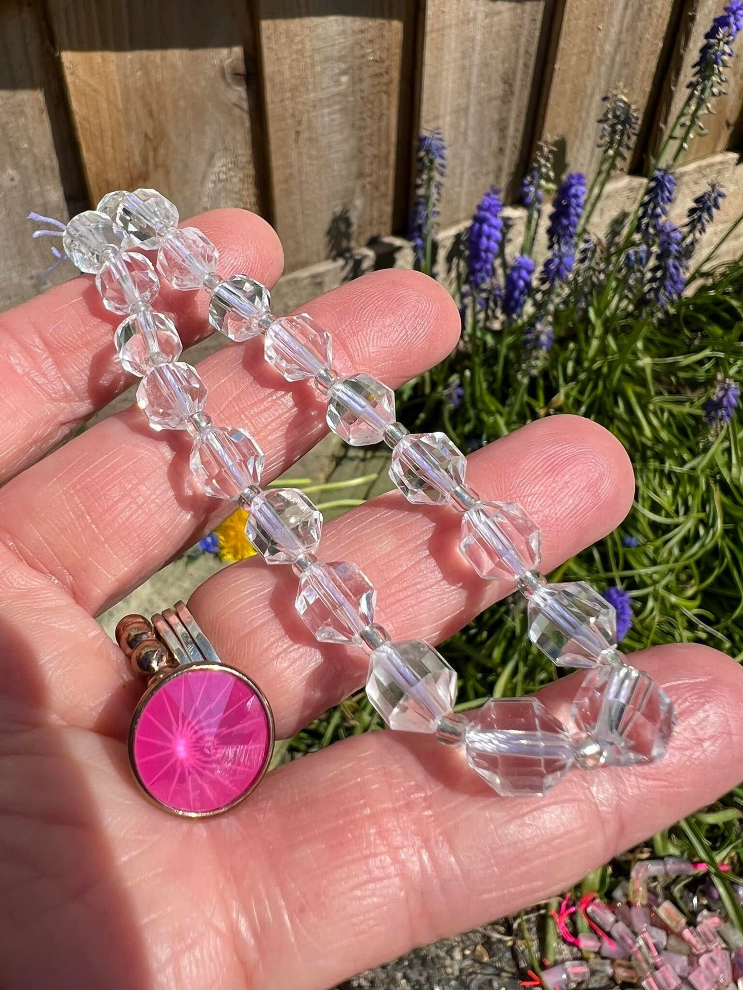 Natural Quartz Faceted Lantern Deco Cut Beads 8 mm / 1mm hole / Unusual Shaped Beads