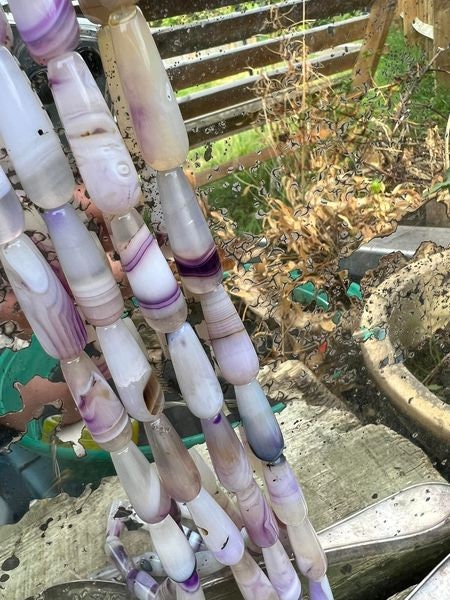 Glossy unique glowy Agate long drops 30mm 15" / Glossy Agate Beads /Gemstone Agate Beads