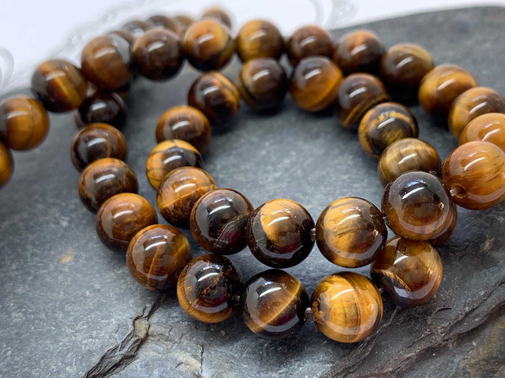 Tigers Eye Round Beads Tigers Eye Gemstone 8mm