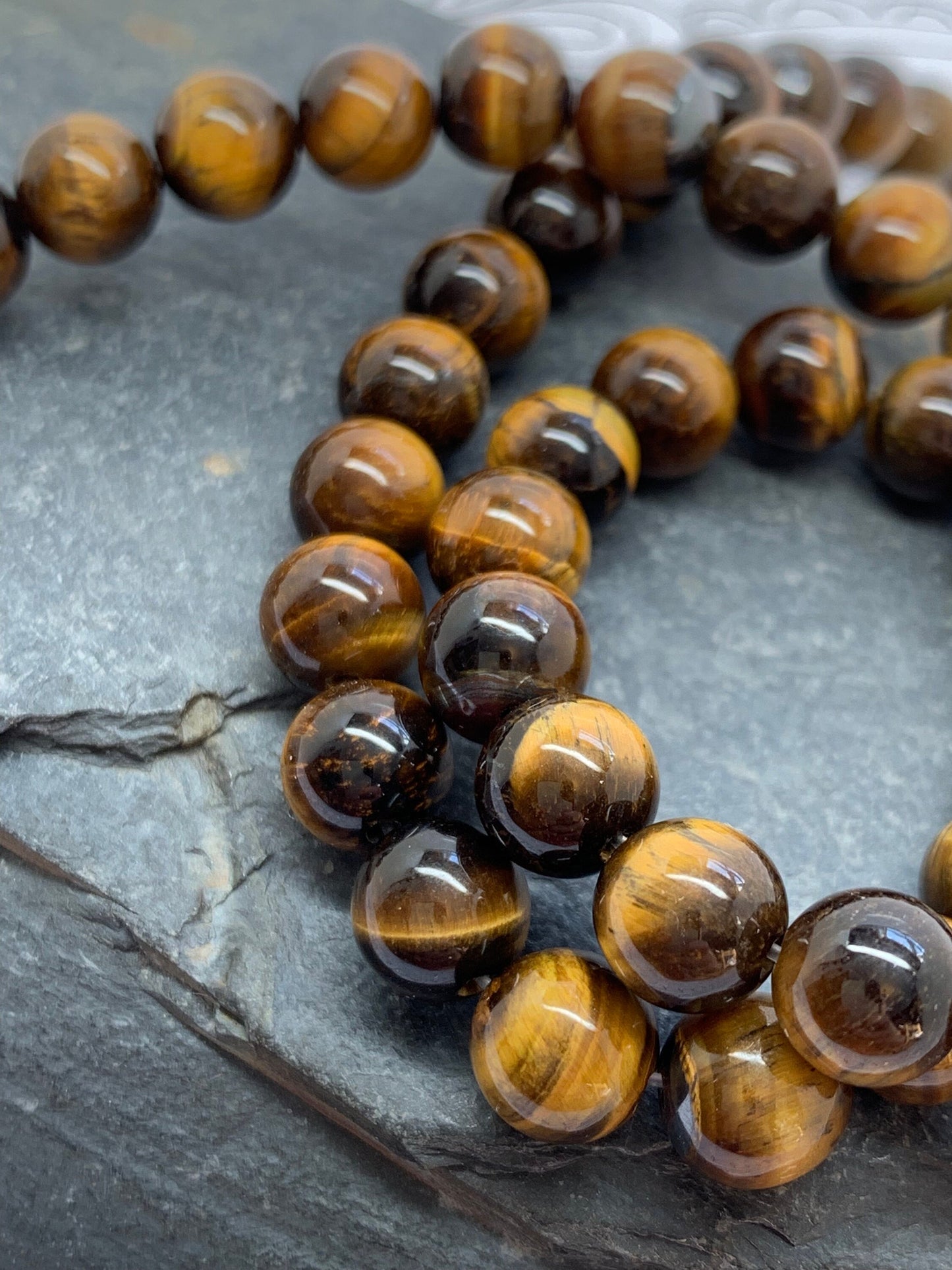 Tigers Eye Round Beads Tigers Eye Gemstone 8mm