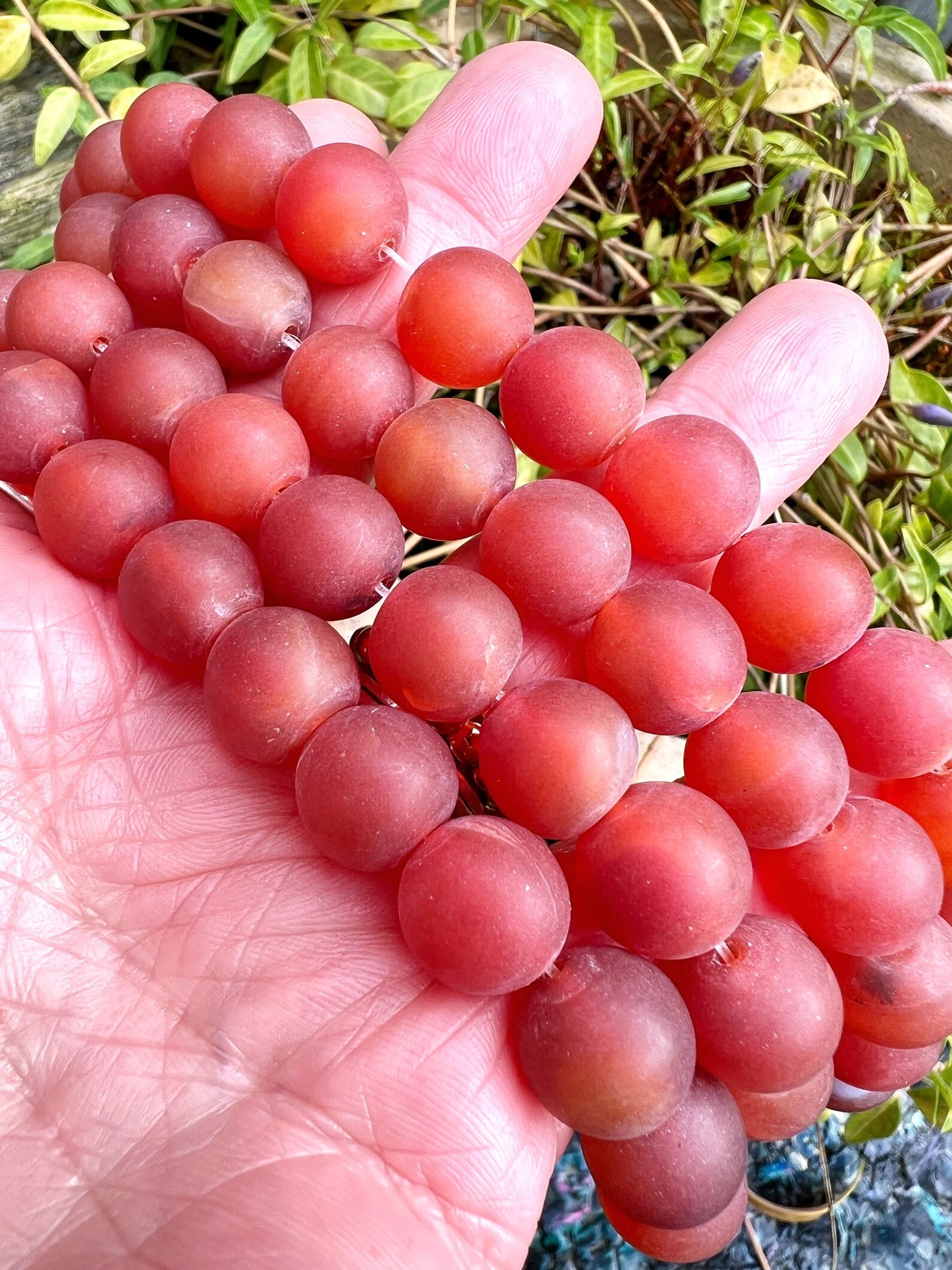 Rustic Matte Carnelian round beads approx 10 mm Orange Frosted Beads / Carnelian Agate Beads /