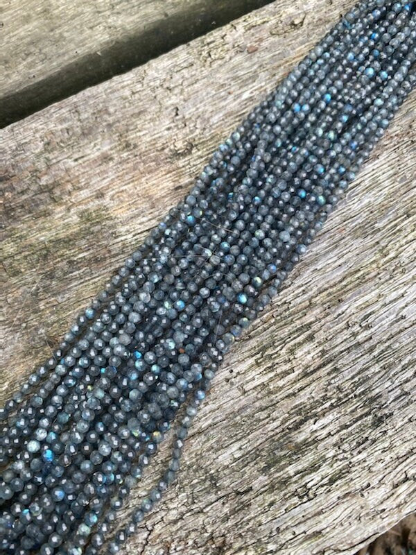 Hand Faceted Labradorite Round handmade faceted Round Beads 3.5 mm Flashy Labradorite Beads Labradorite Choose quantity